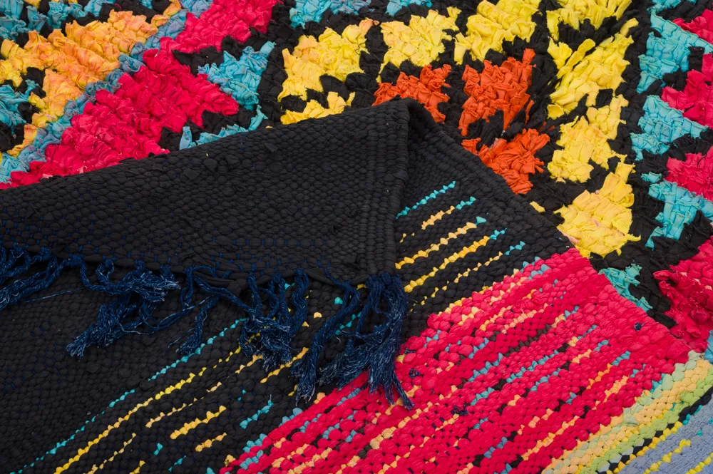 Marokkói Boucherouite szőnyeg 260 x 135 cm