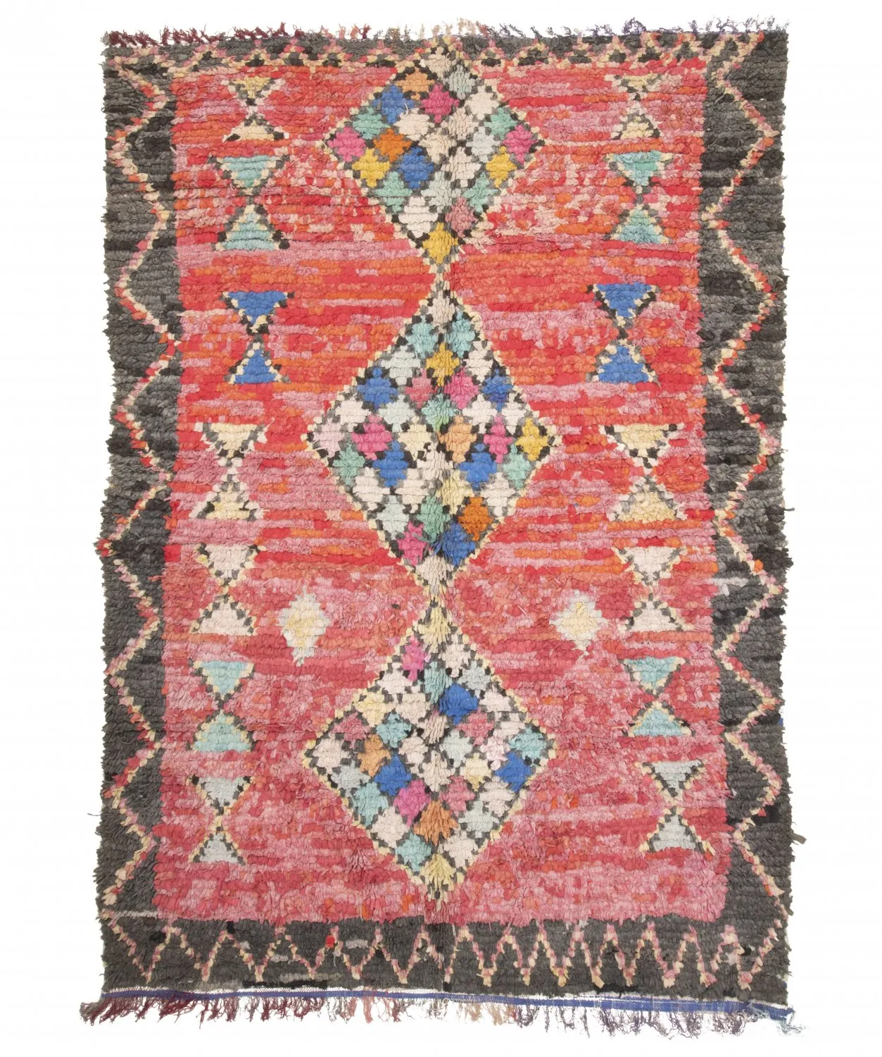 Marokkói Boucherouite szőnyeg 230 x 155 cm
