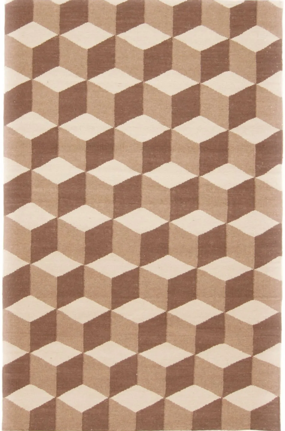 Gyapjúszőnyeg - Floriáda (bézs/barna)