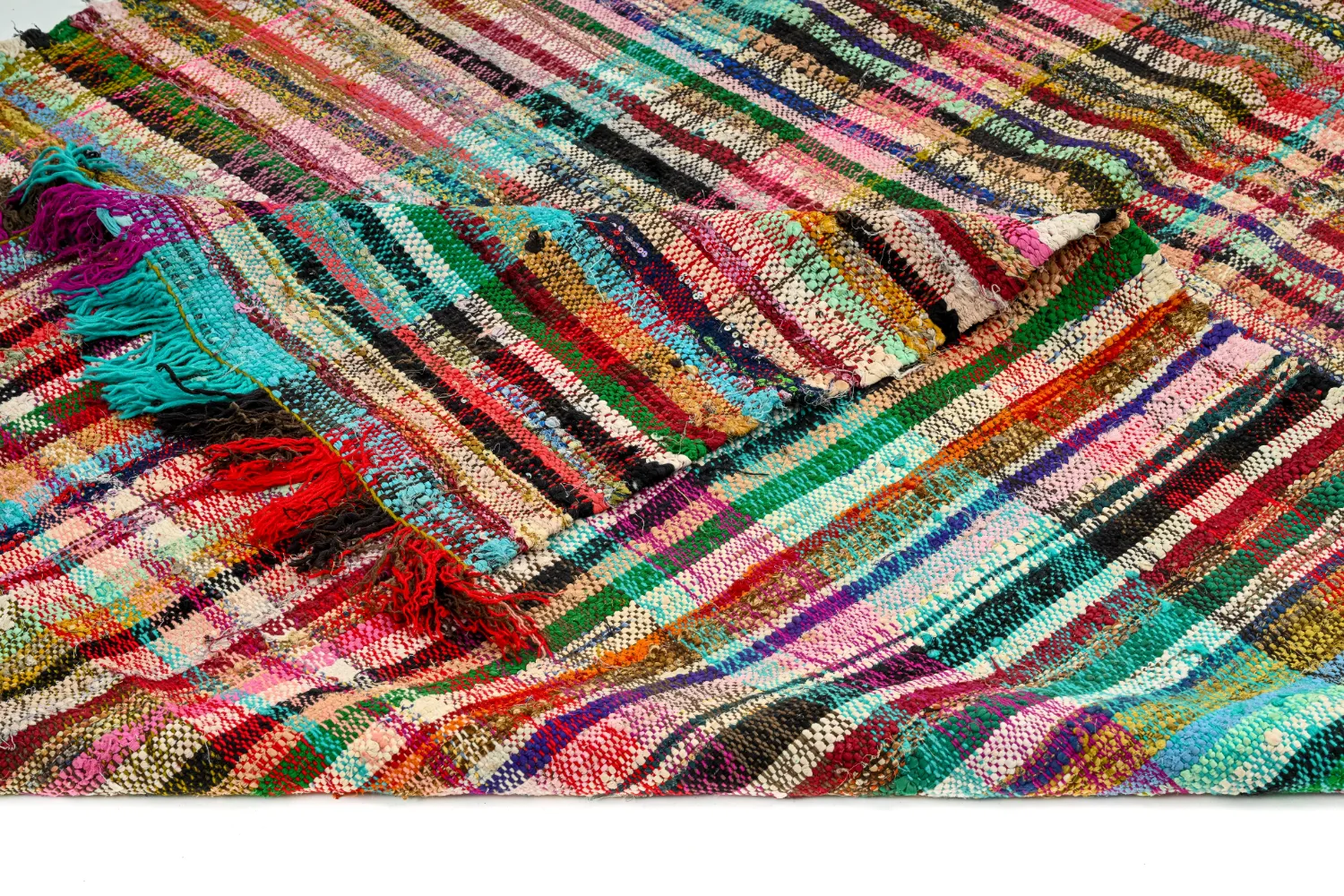 Marokkói Boucherouite szőnyeg 160 x 300 cm