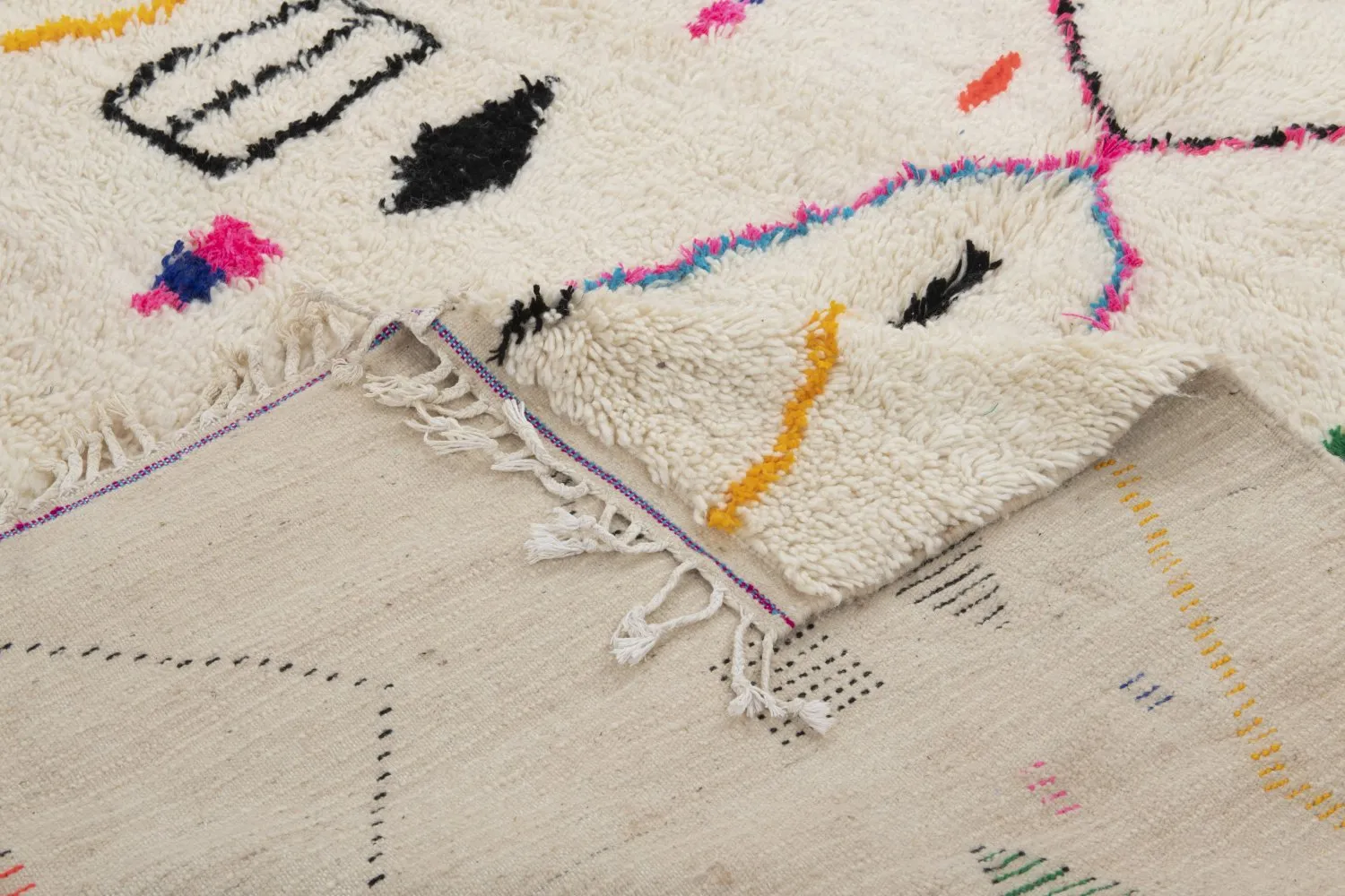 Marokkói Azilal Kelim szőnyeg 290 x 200 cm