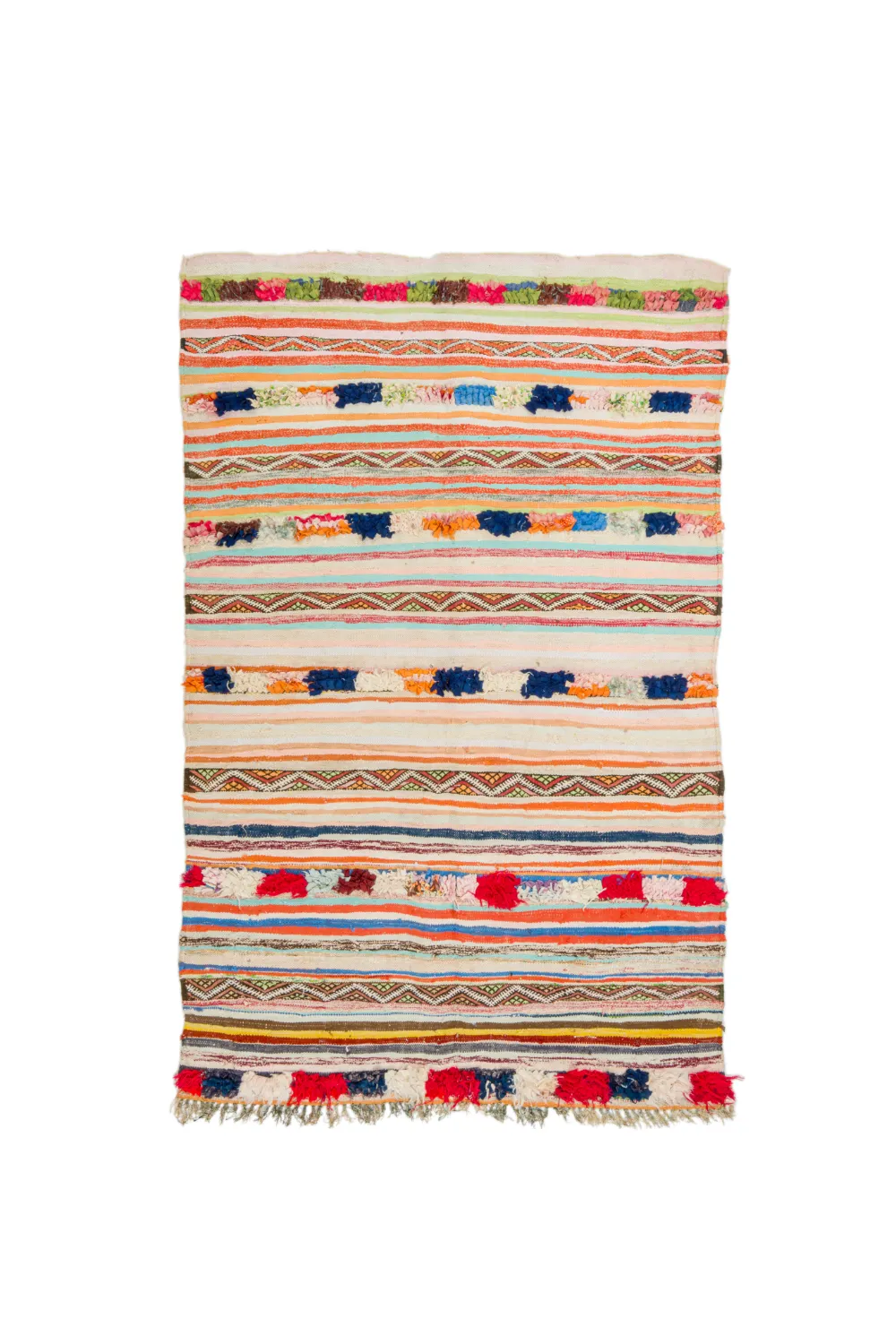 Marokkói Boucherouite szőnyeg 145 x 225 cm