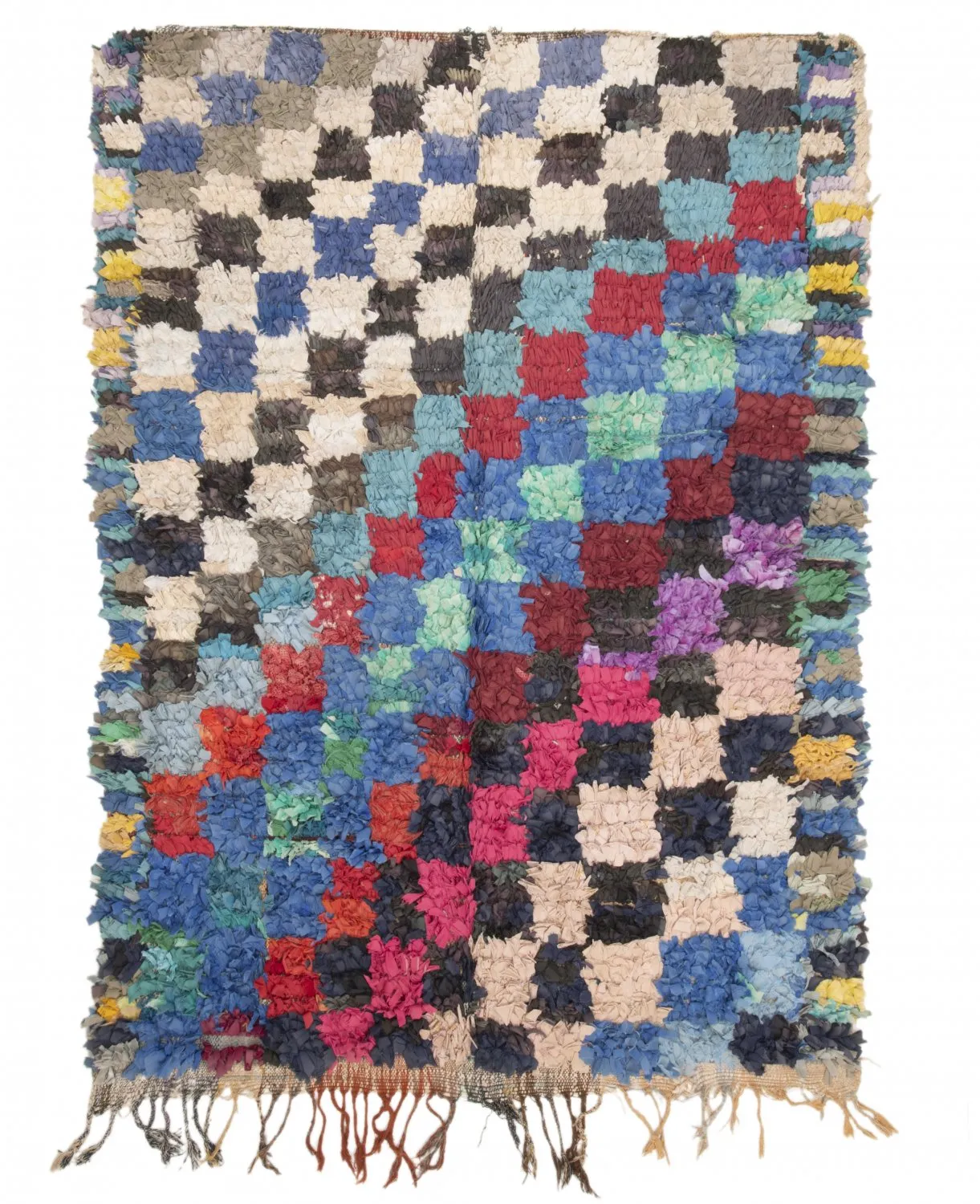 Marokkói Boucherouite szőnyeg 225 x 155 cm