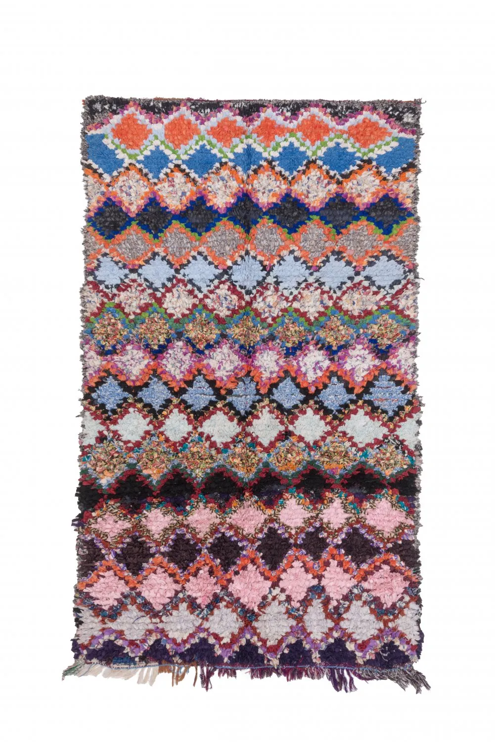 Marokkói Boucherouite szőnyeg 220 x 130 cm