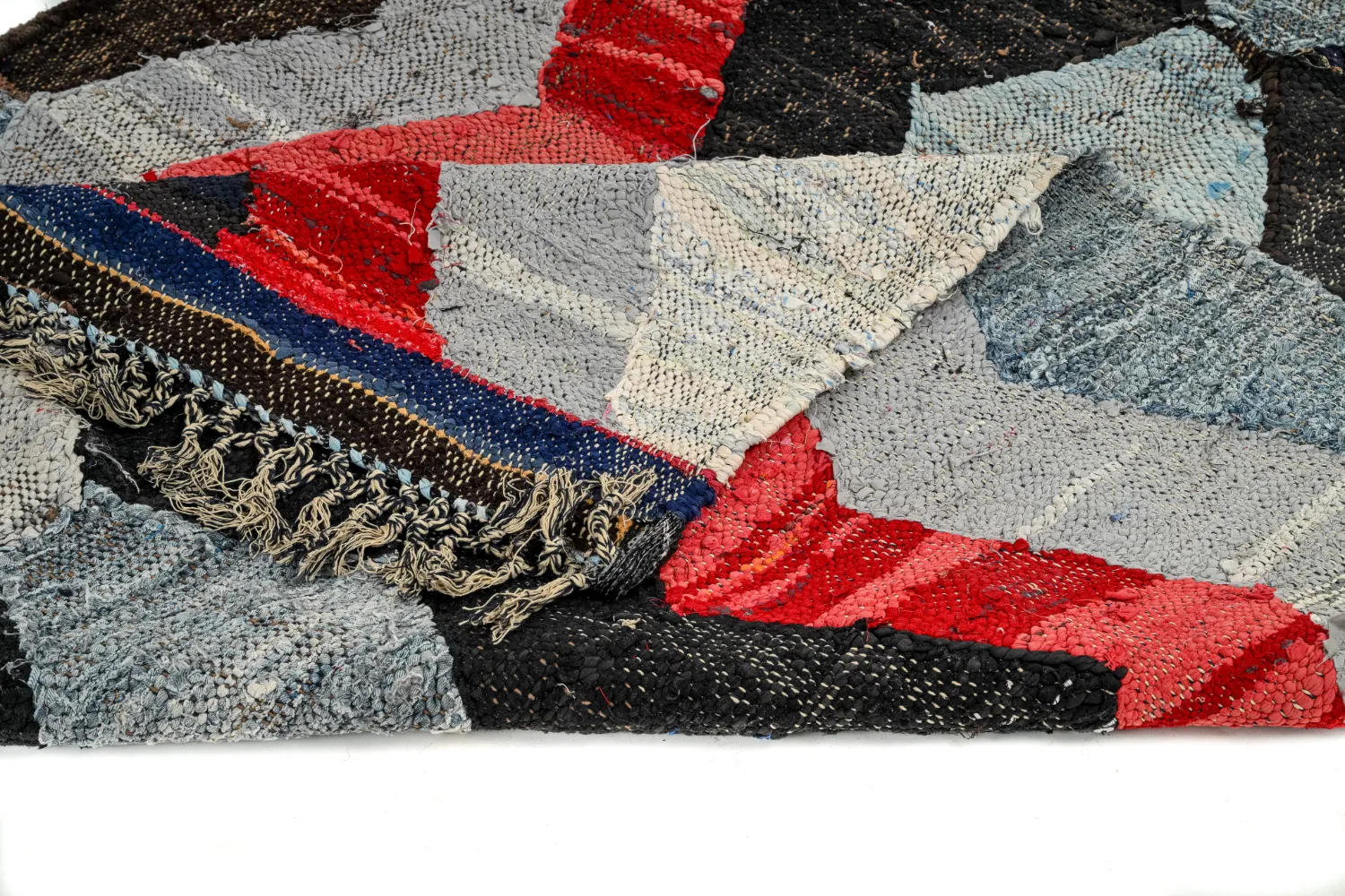 Marokkói Boucherouite szőnyeg 135 x 225 cm