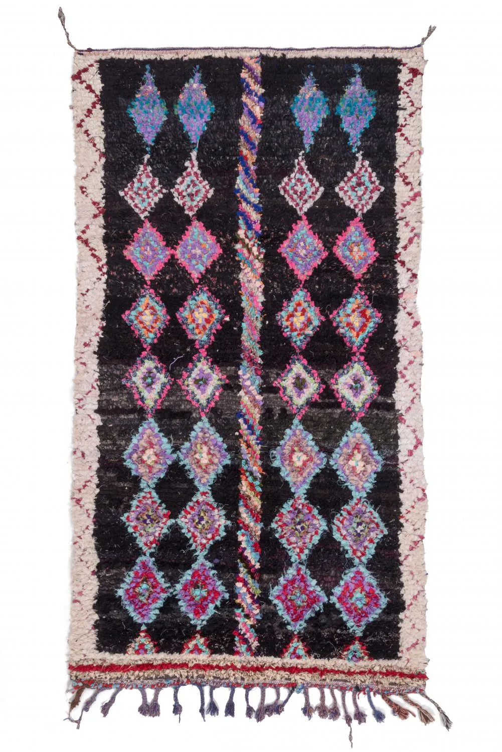 Marokkói Boucherouite szőnyeg 265 x 140 cm