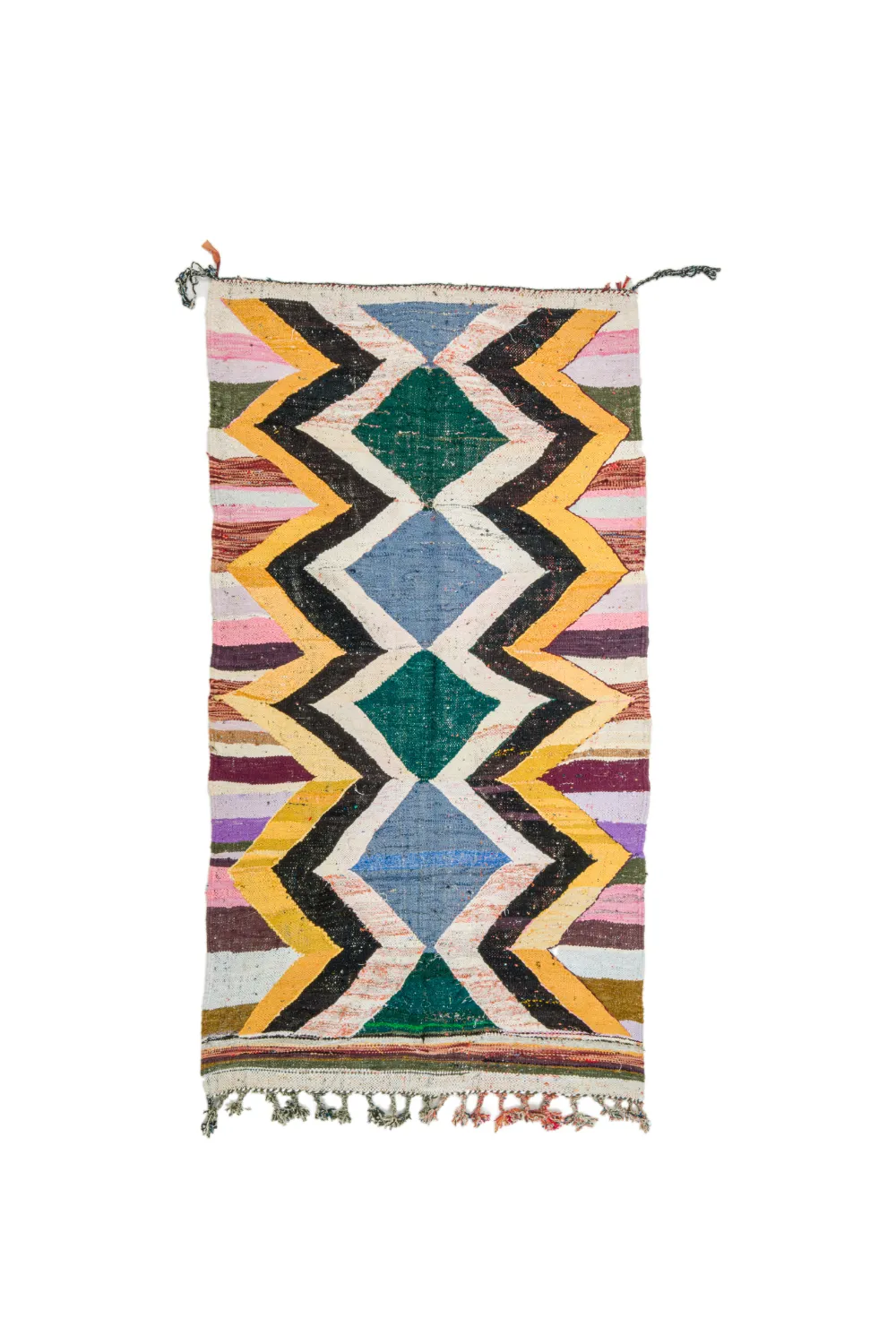 Marokkói Boucherouite szőnyeg 135 x 260 cm