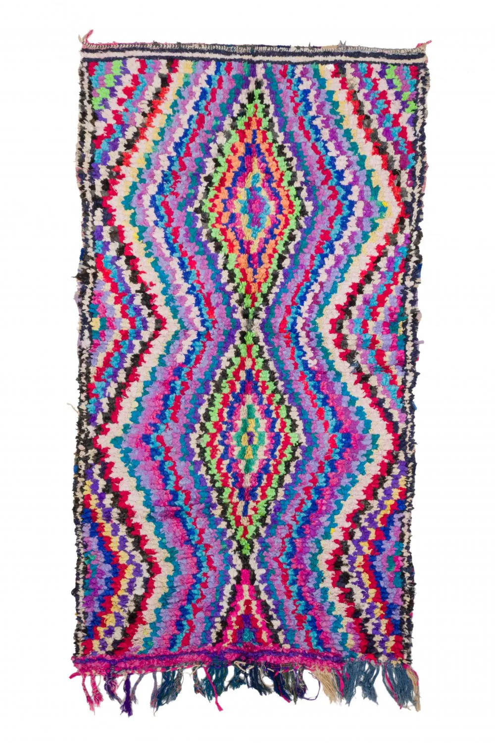 Marokkói Boucherouite szőnyeg 270 x 145 cm