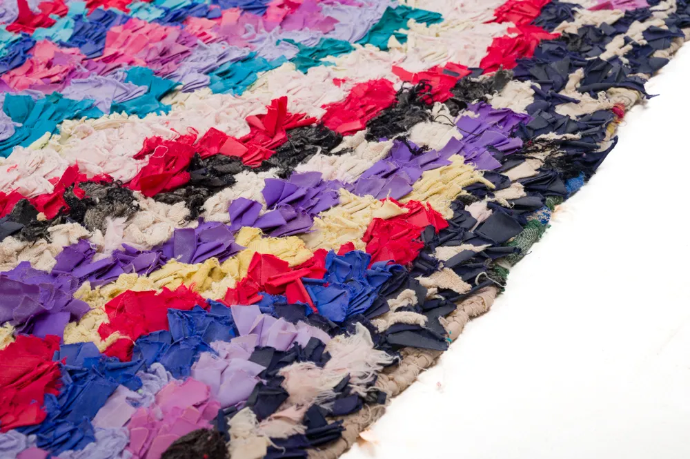 Marokkói Boucherouite szőnyeg 270 x 145 cm