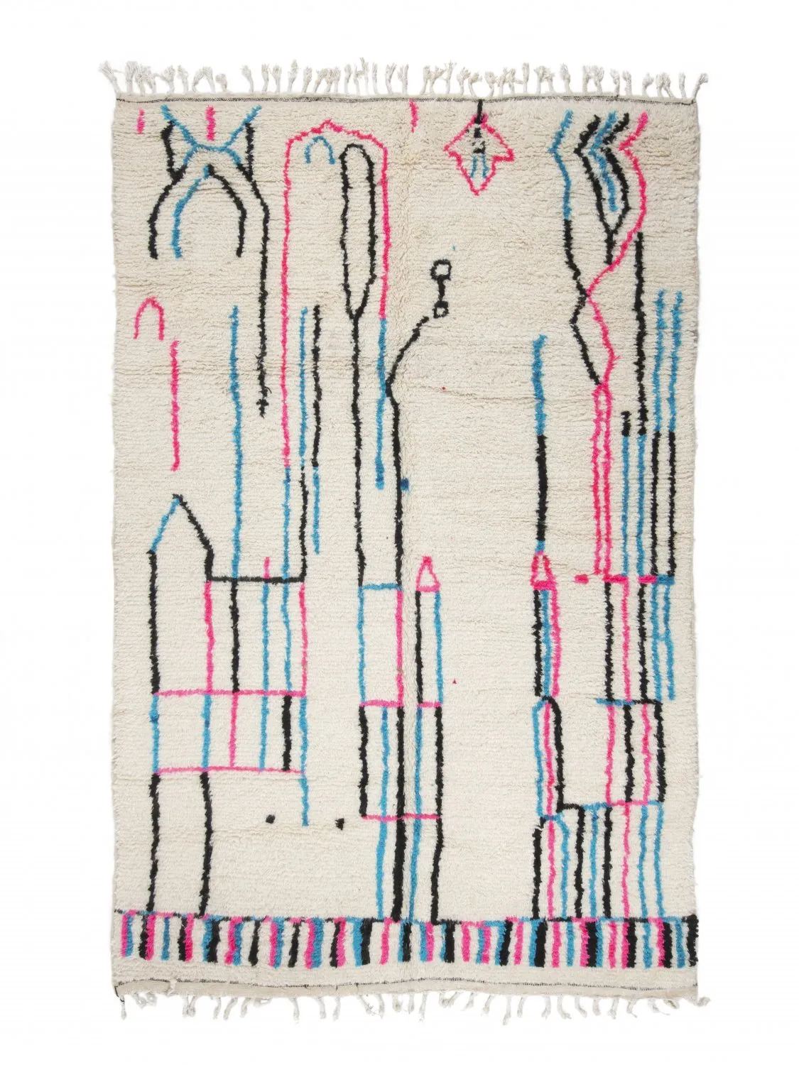 Marokkói Azilal Kelim szőnyeg 310 x 200 cm