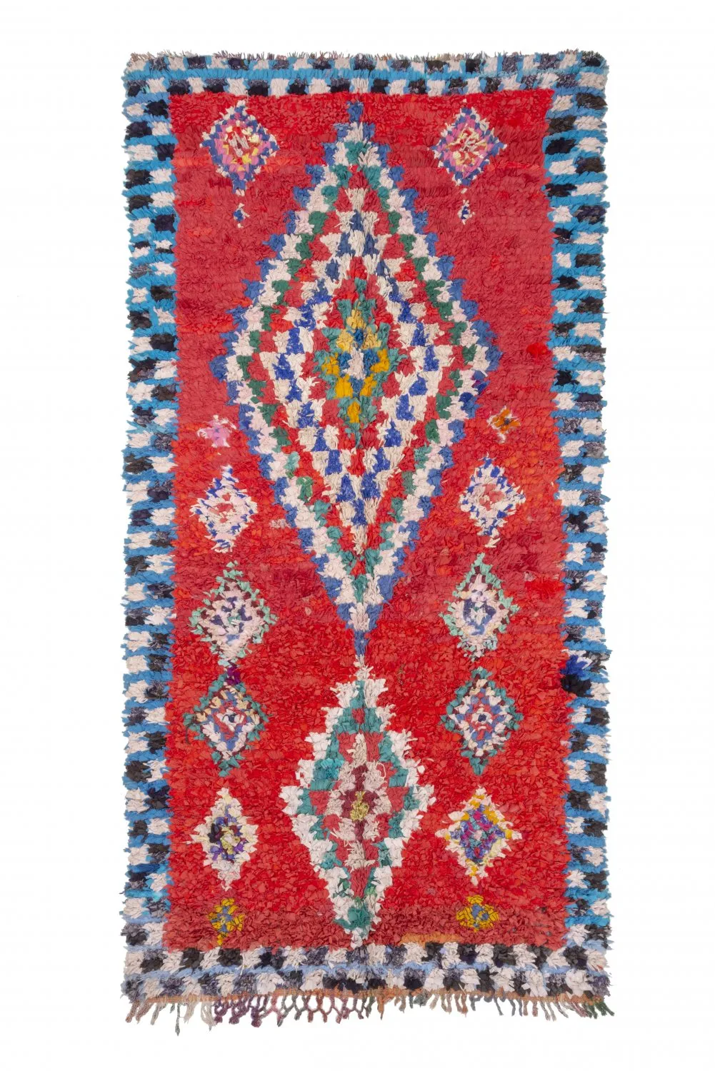 Marokkói Boucherouite szőnyeg 295 x 150 cm