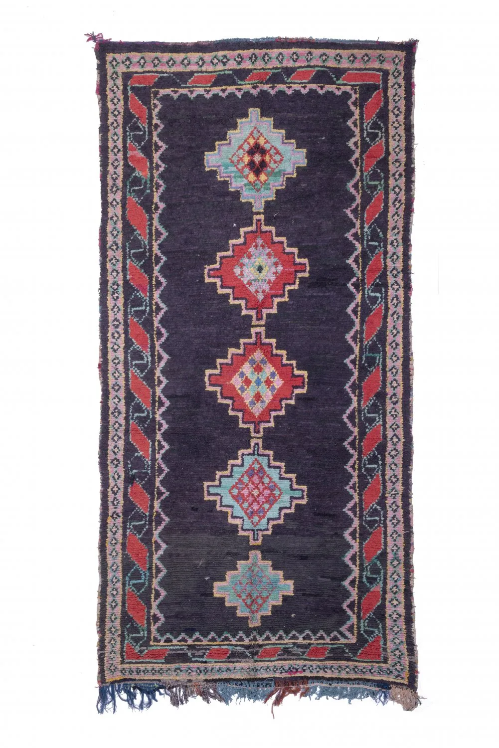 Marokkói Boucherouite szőnyeg 360 x 180 cm