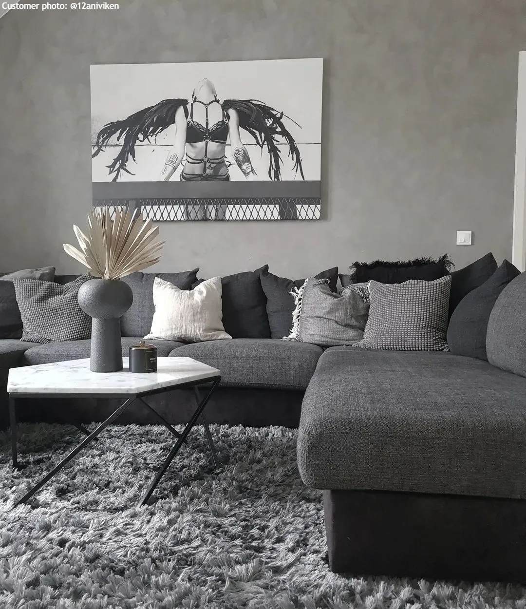 Shaggy szőnyeg - Janjira (ezüst)