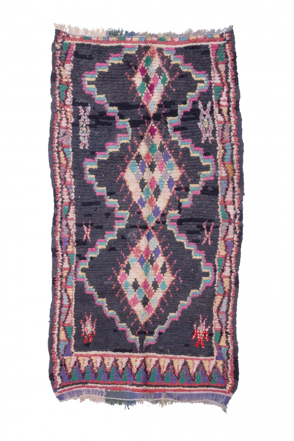 Marokkói Boucherouite szőnyeg 240 x 130 cm