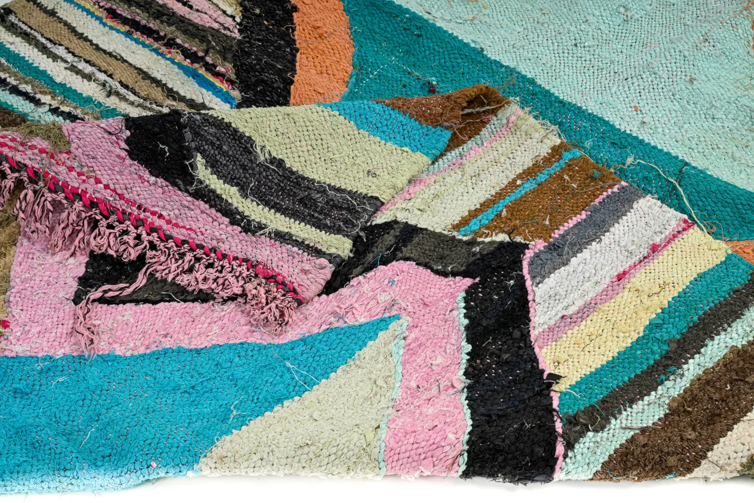 Marokkói Boucherouite szőnyeg 135 x 265 cm