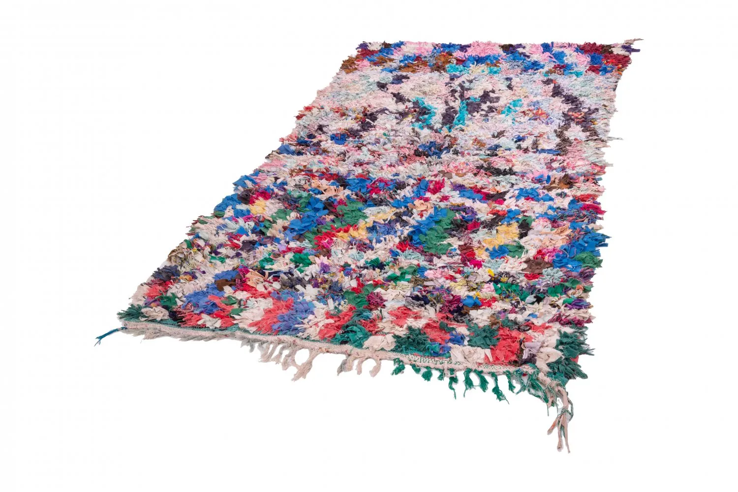 Marokkói Boucherouite szőnyeg 220 x 140 cm