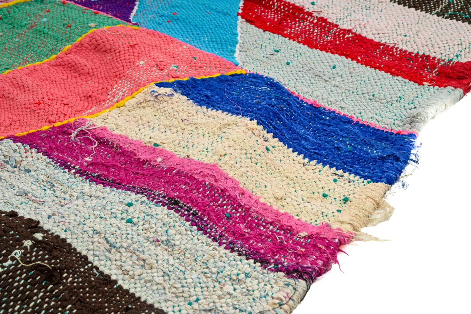 Marokkói Boucherouite szőnyeg 140 x 245 cm