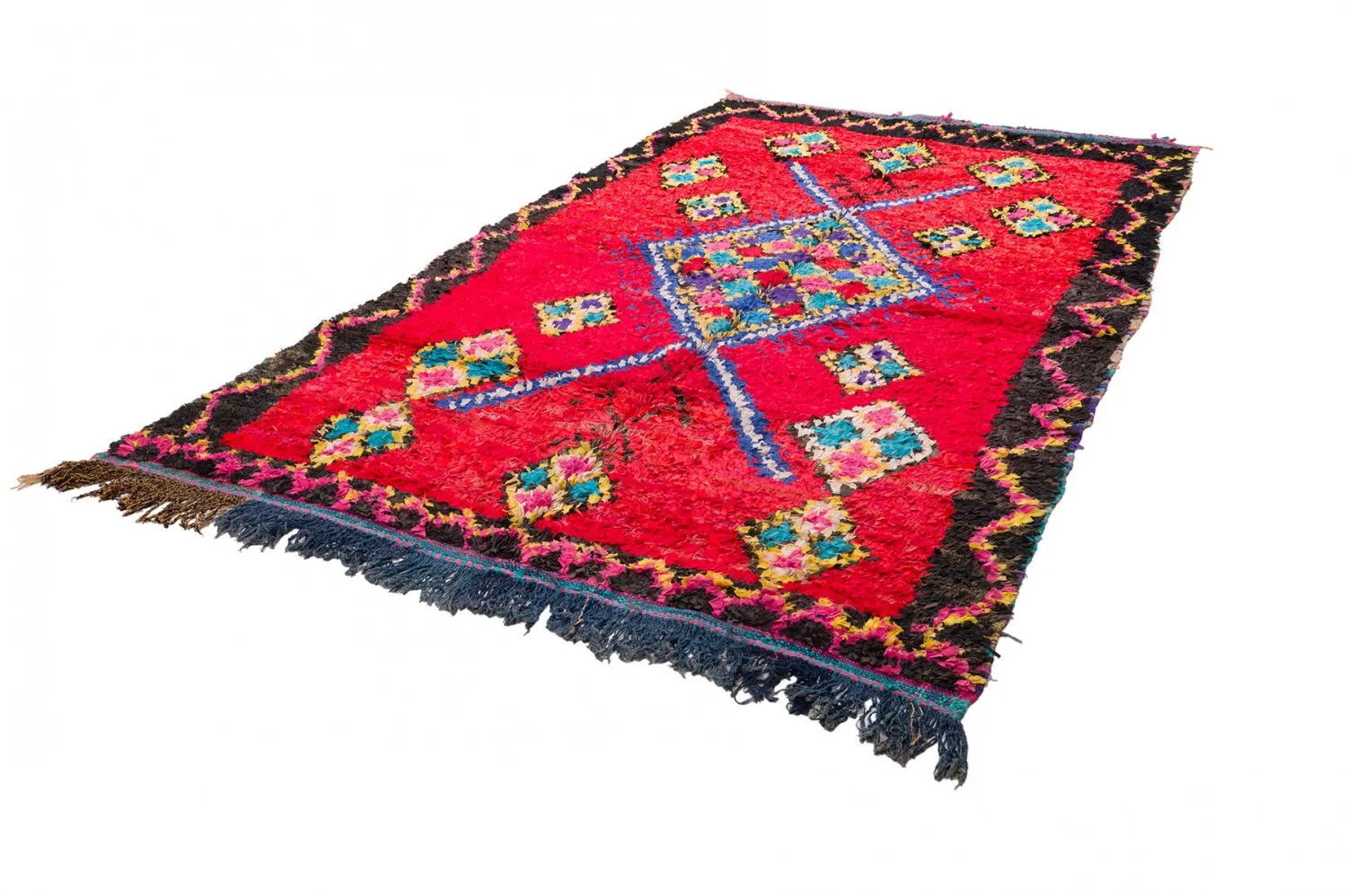 Marokkói Boucherouite szőnyeg 170 x 300 cm