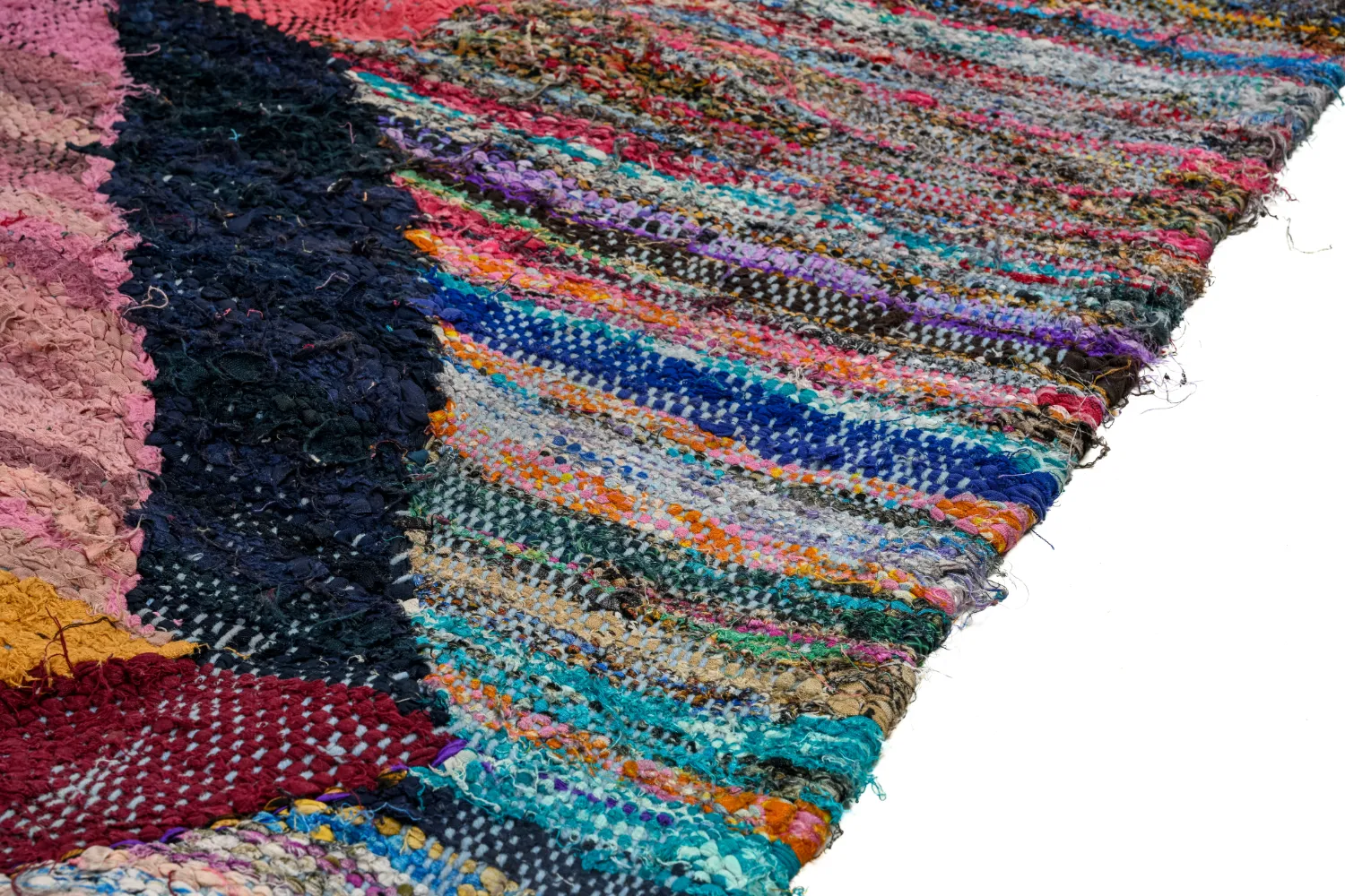 Marokkói Boucherouite szőnyeg 150 x 325 cm