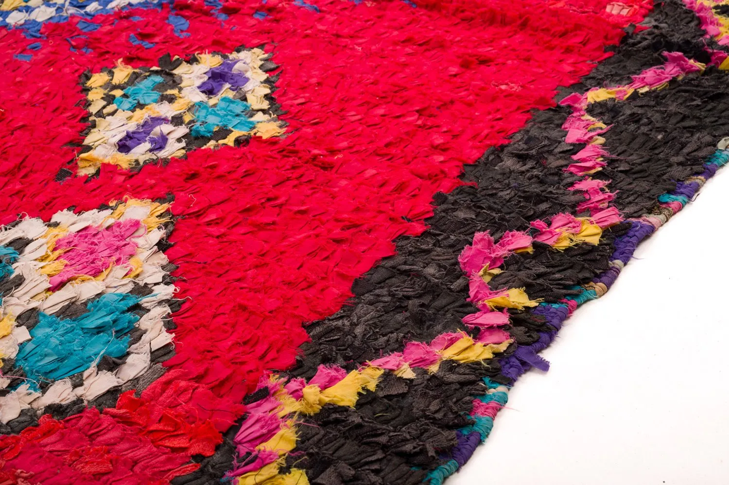 Marokkói Boucherouite szőnyeg 170 x 300 cm