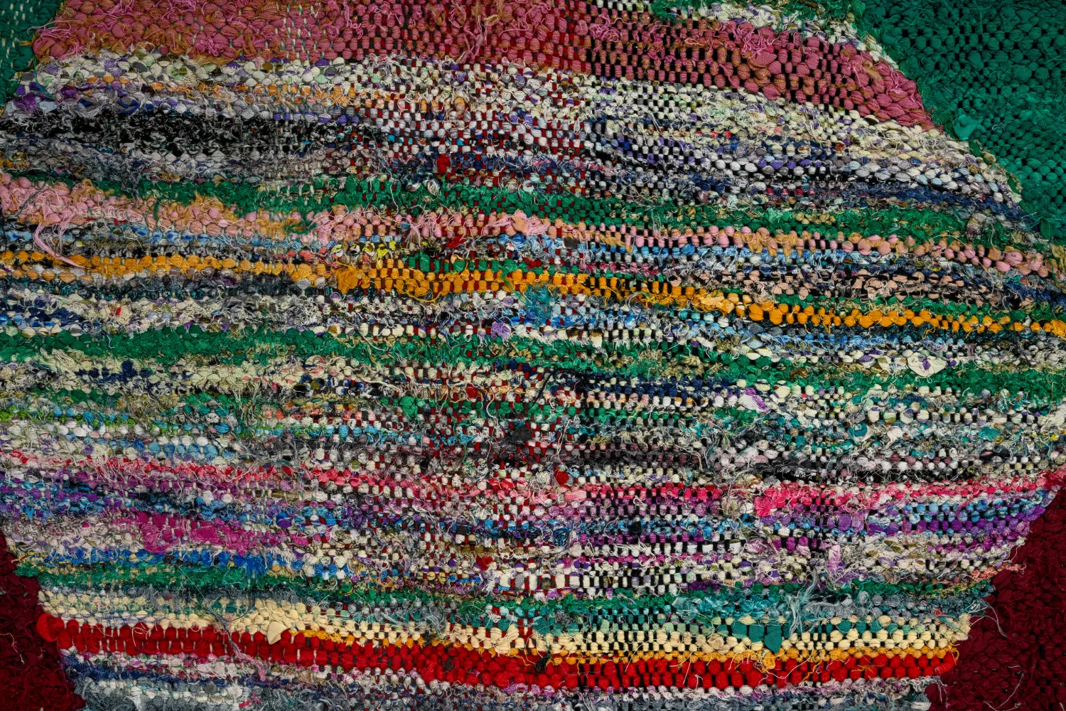 Marokkói Boucherouite szőnyeg 150 x 325 cm