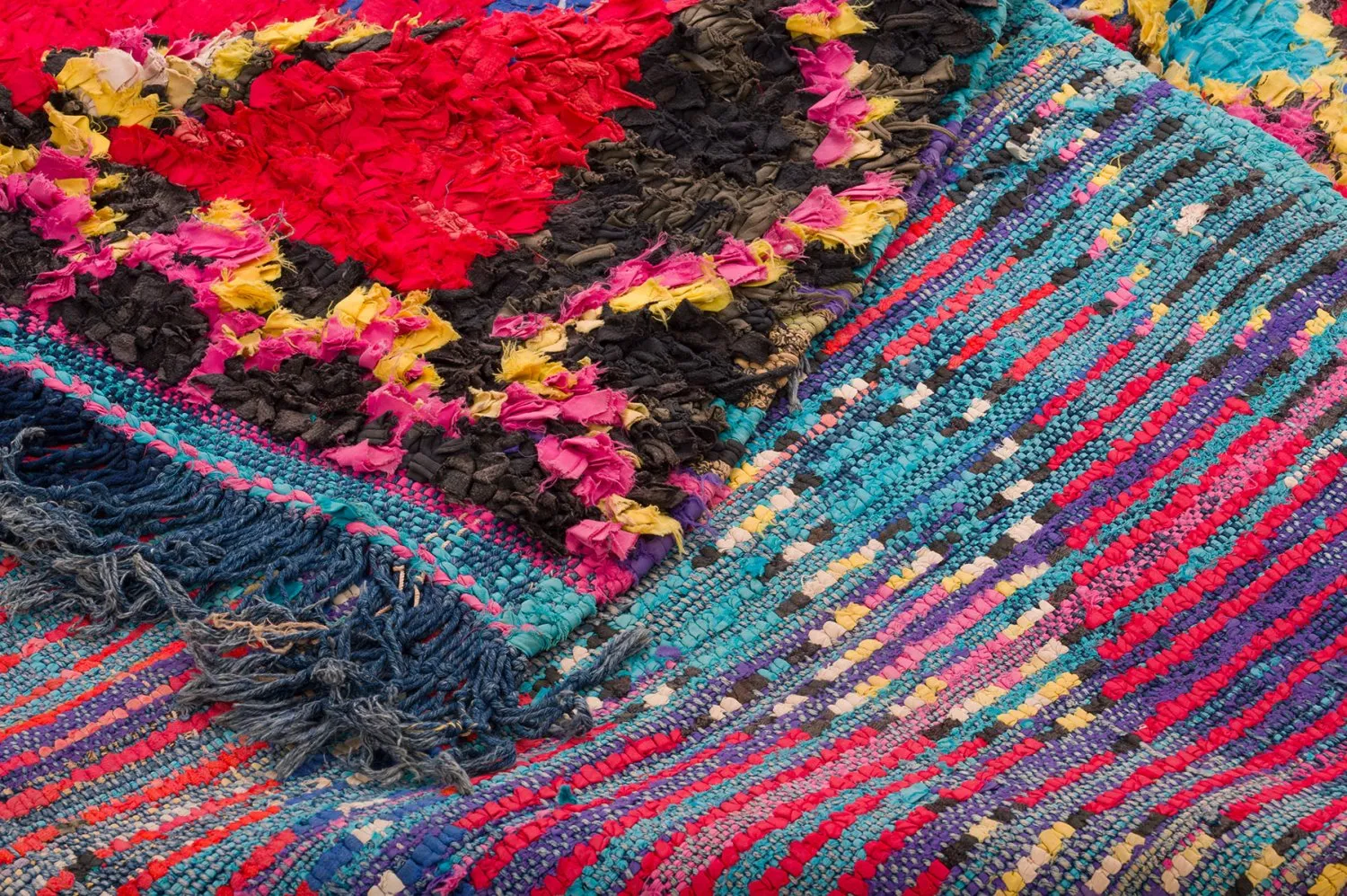 Marokkói Boucherouite szőnyeg 170 x 300 cm