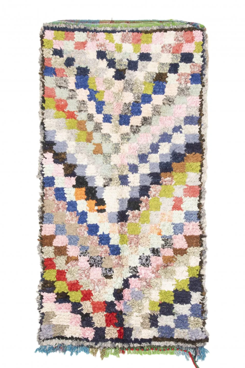 Marokkói Boucherouite szőnyeg 210 x 115 cm