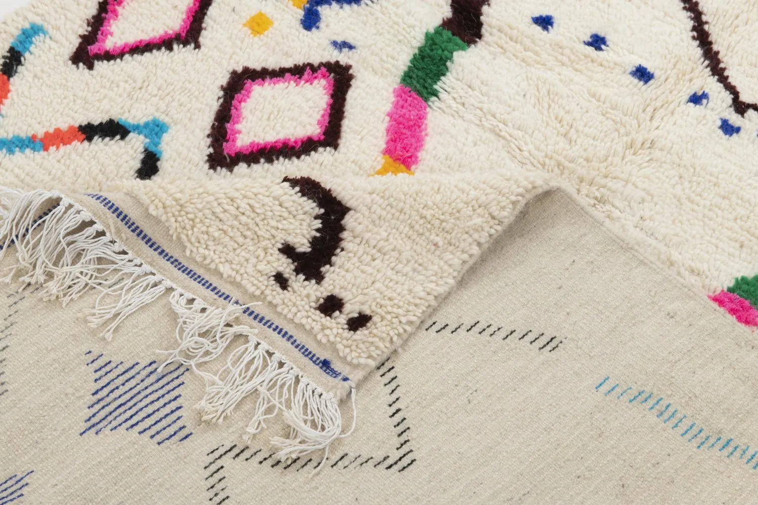 Marokkói Azilal Kelim szőnyeg 250 x 140 cm