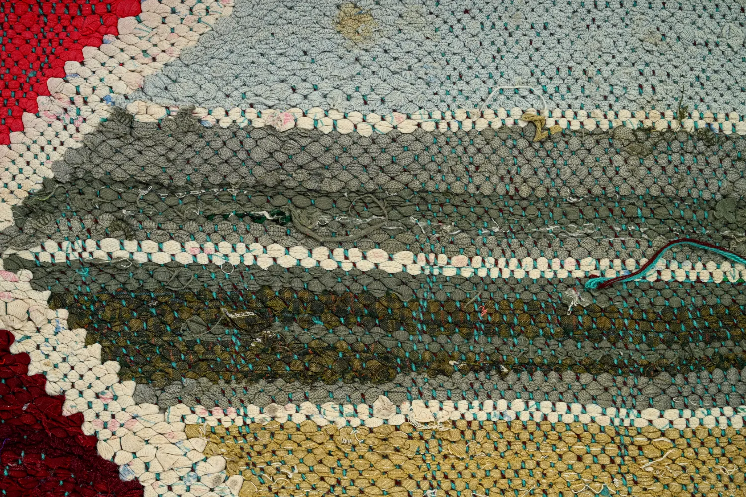 Marokkói Boucherouite szőnyeg 120 x 280 cm