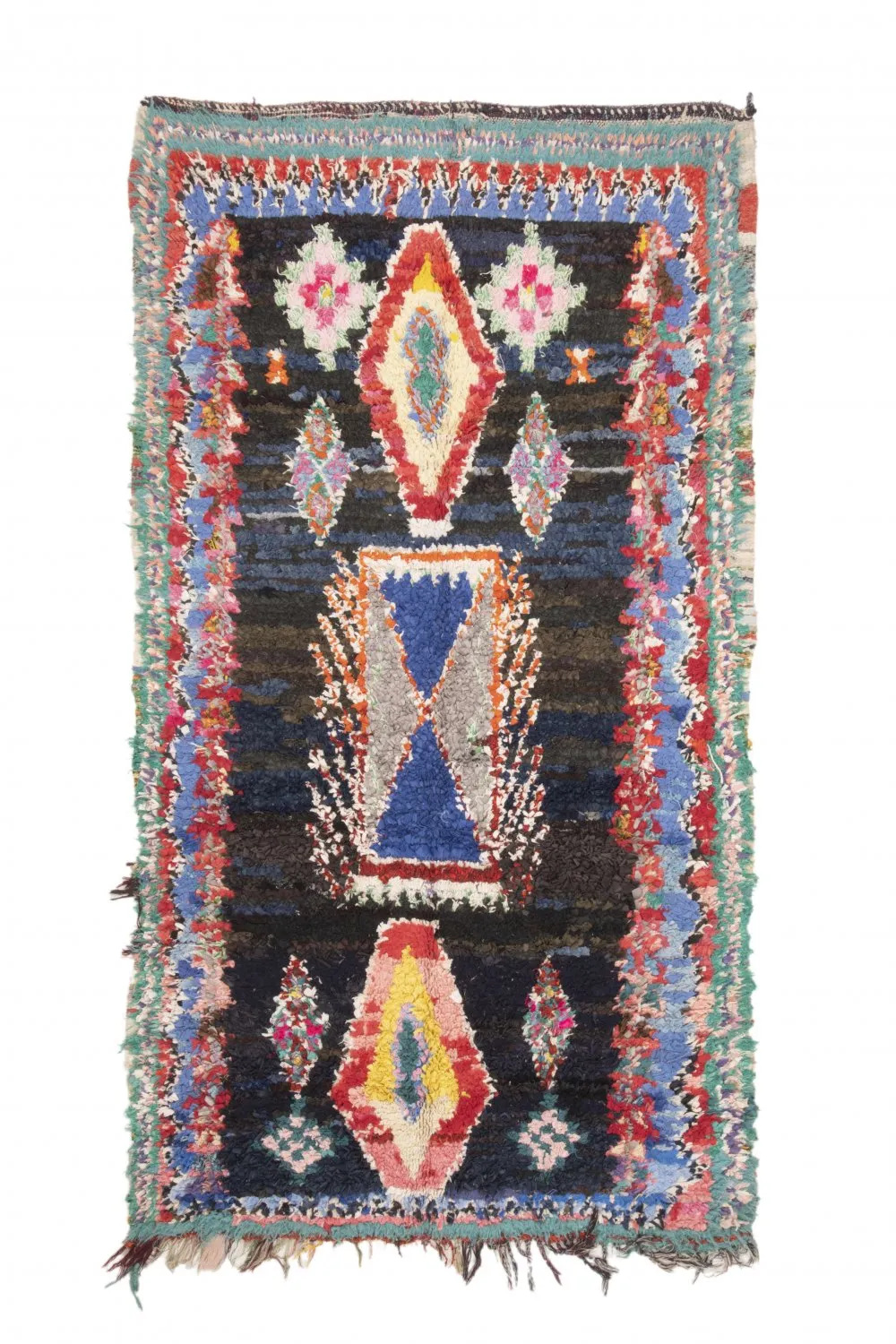 Marokkói Boucherouite szőnyeg 235 x 120 cm