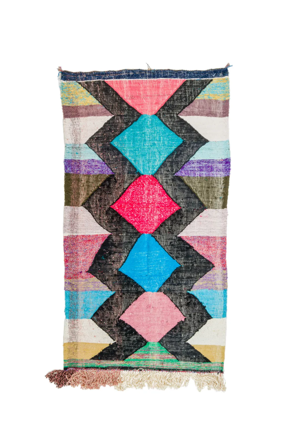 Marokkói Boucherouite szőnyeg 120 x 230 cm