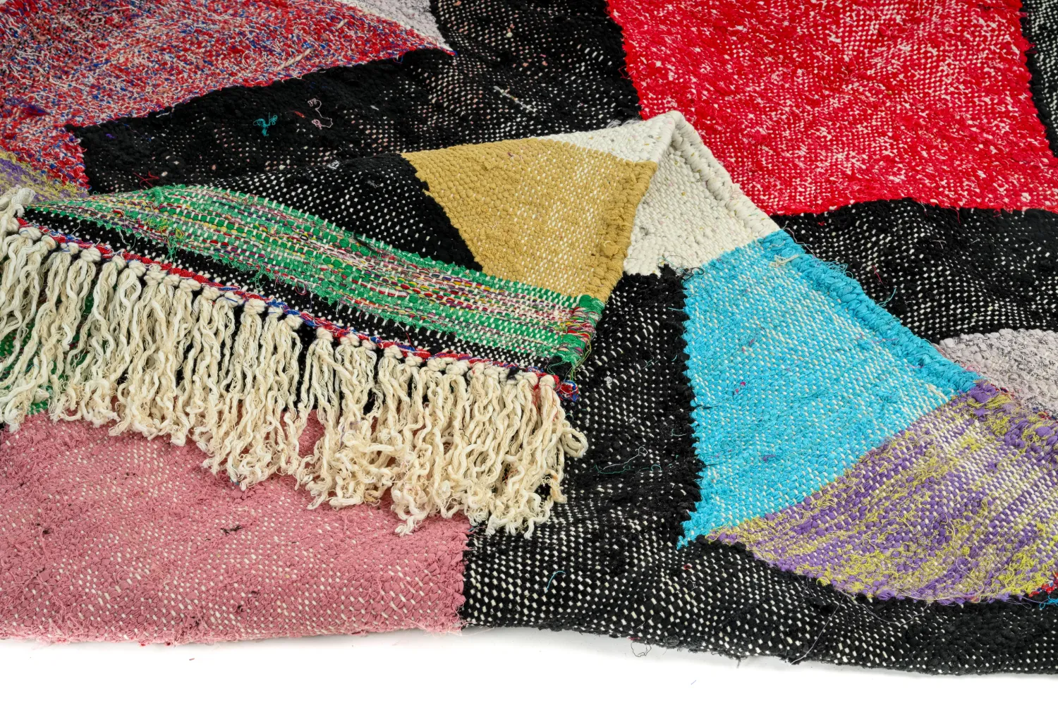 Marokkói Boucherouite szőnyeg 120 x 230 cm