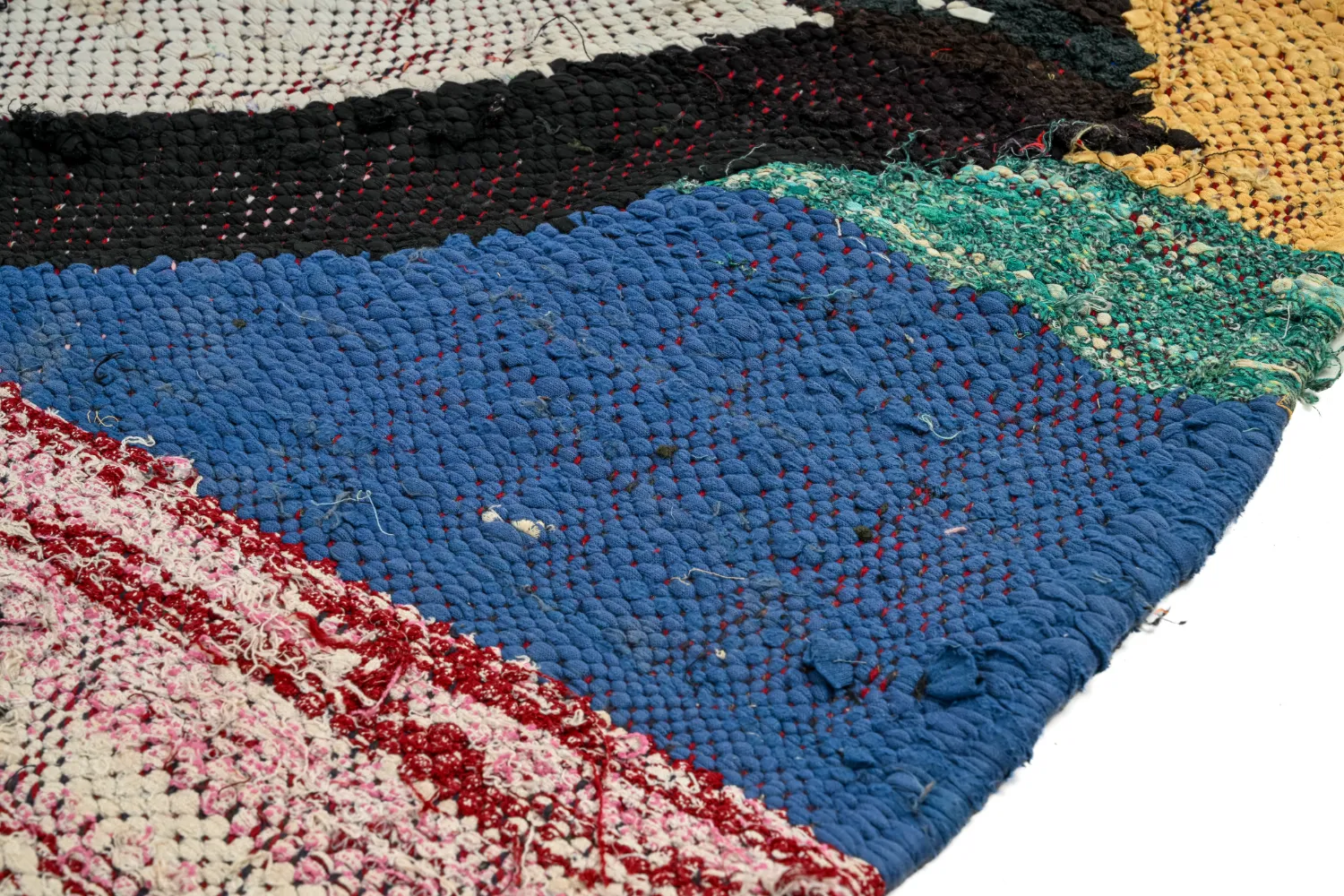Marokkói Boucherouite szőnyeg 140 x 305 cm