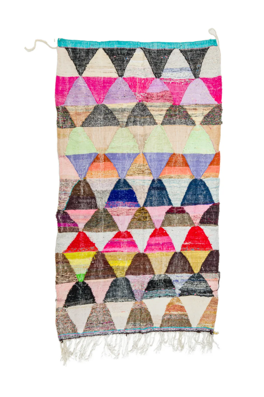 Marokkói Boucherouite szőnyeg 145 x 270 cm