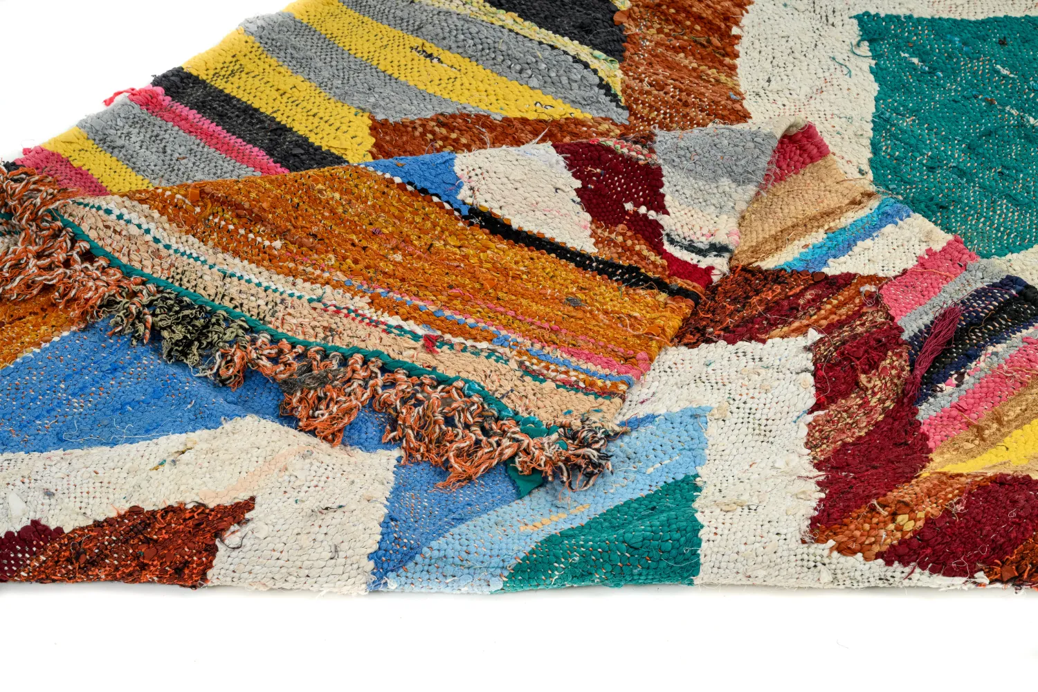 Marokkói Boucherouite szőnyeg 125 x 225 cm