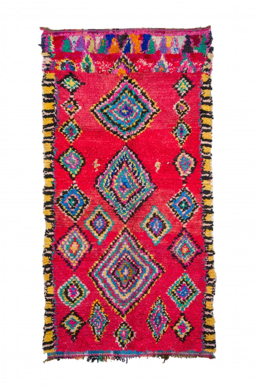 Marokkói Boucherouite szőnyeg 290 x 140 cm