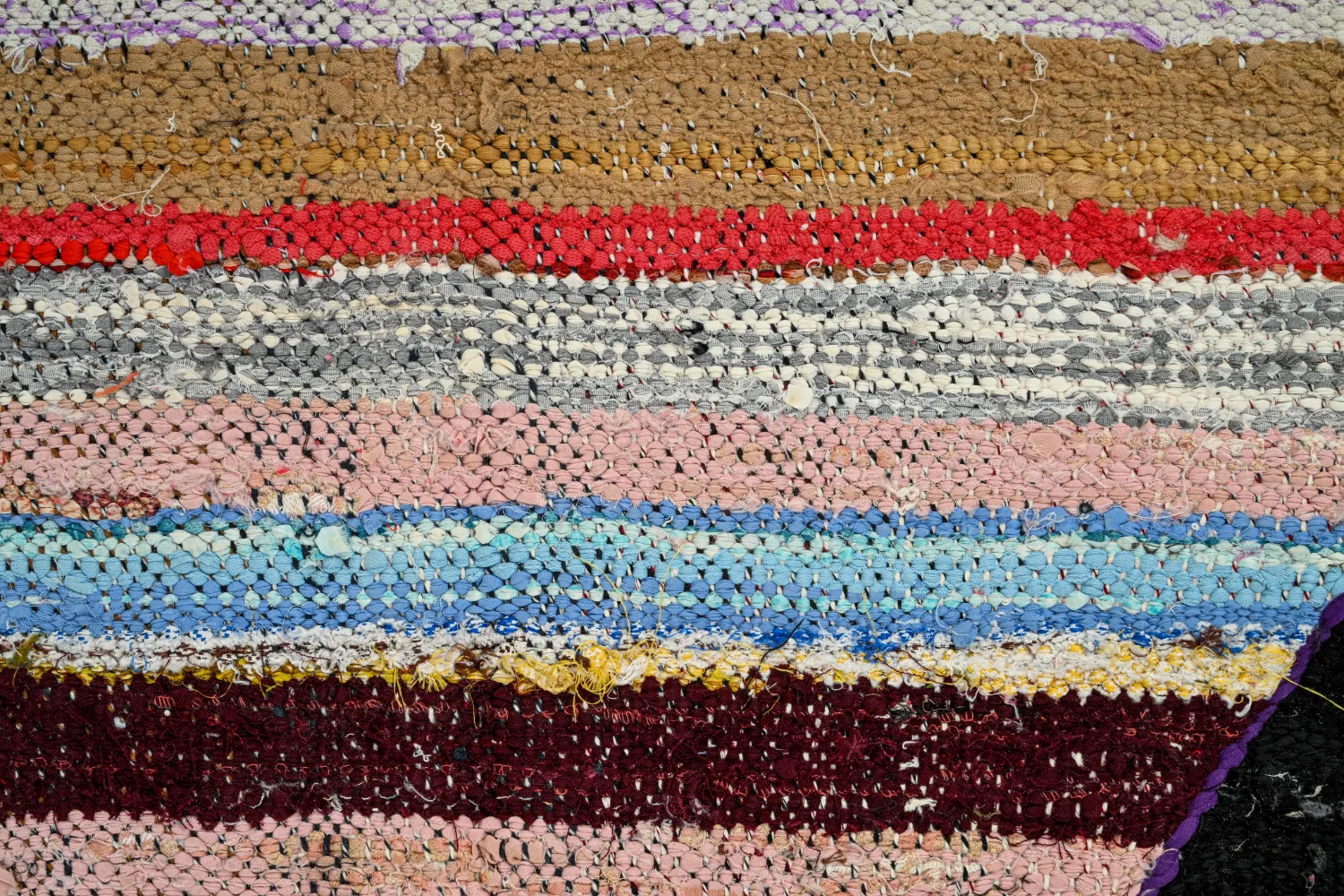 Marokkói Boucherouite szőnyeg 125 x 230 cm