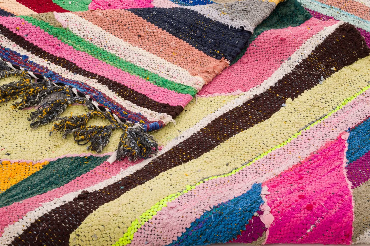 Marokkói Boucherouite szőnyeg 135 x 260 cm