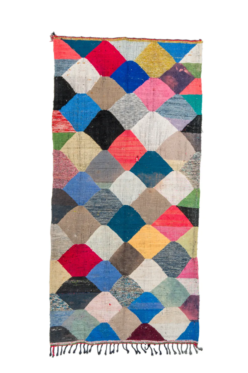 Marokkói Boucherouite szőnyeg 145 x 300 cm