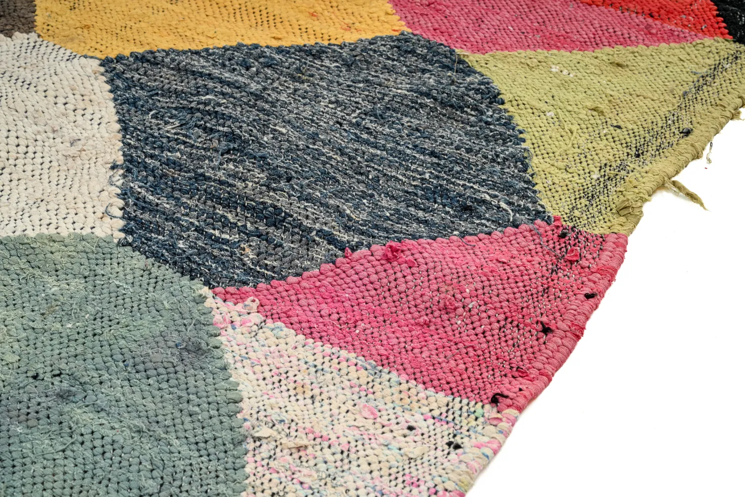 Marokkói Boucherouite szőnyeg 145 x 300 cm