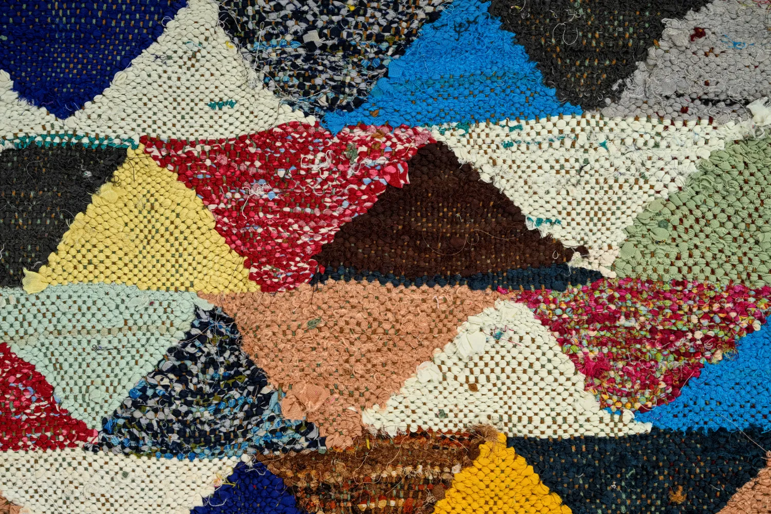 Marokkói Boucherouite szőnyeg 125 x 225 cm