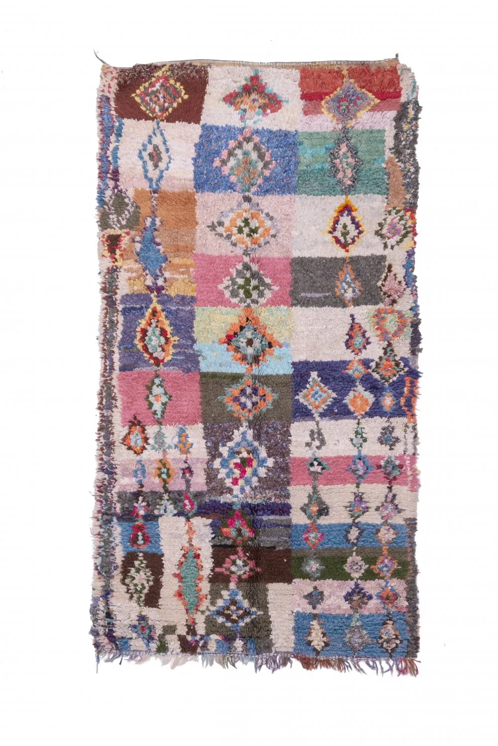 Marokkói Boucherouite szőnyeg 275 x 145 cm