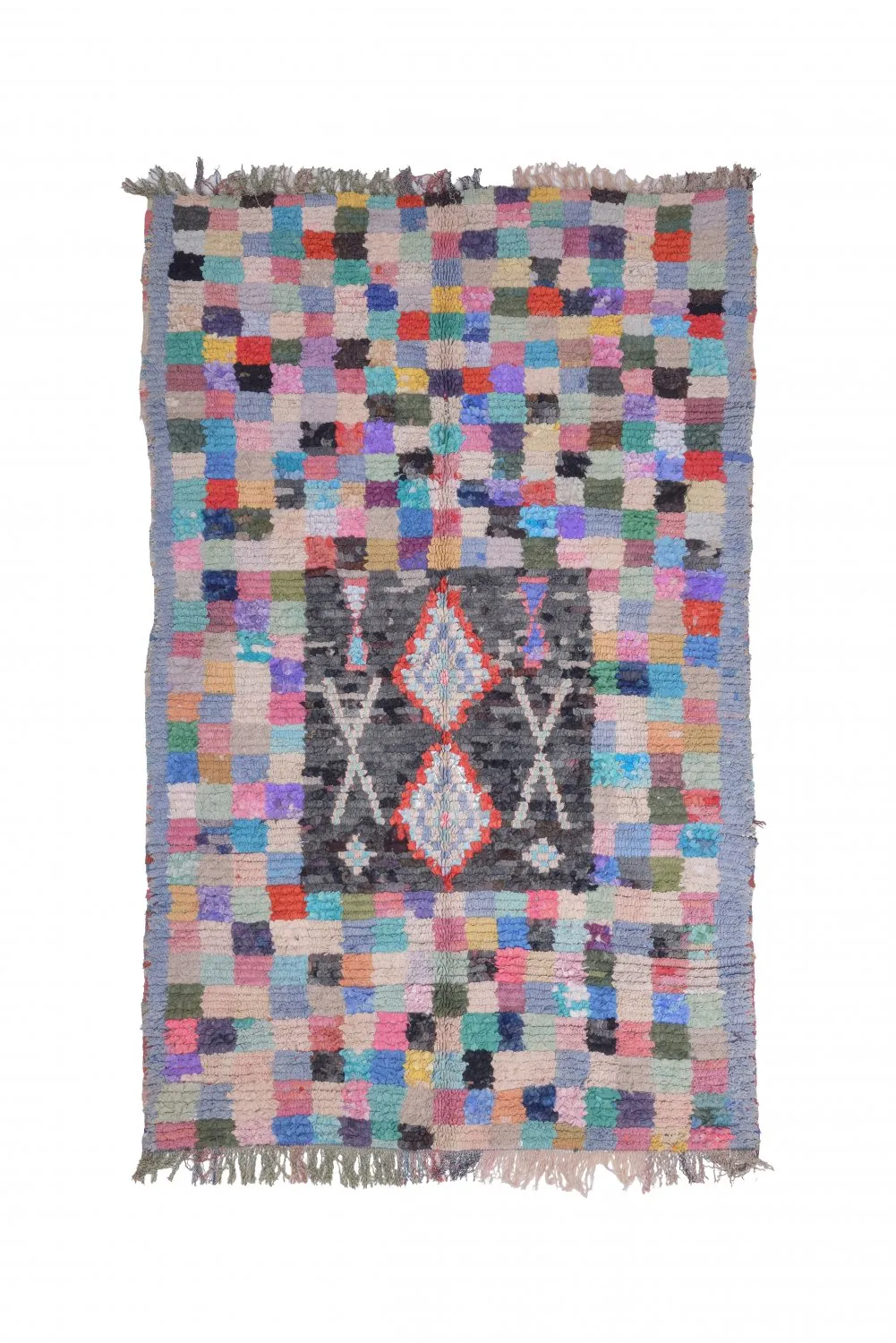 Marokkói Boucherouite szőnyeg 215 x 135 cm