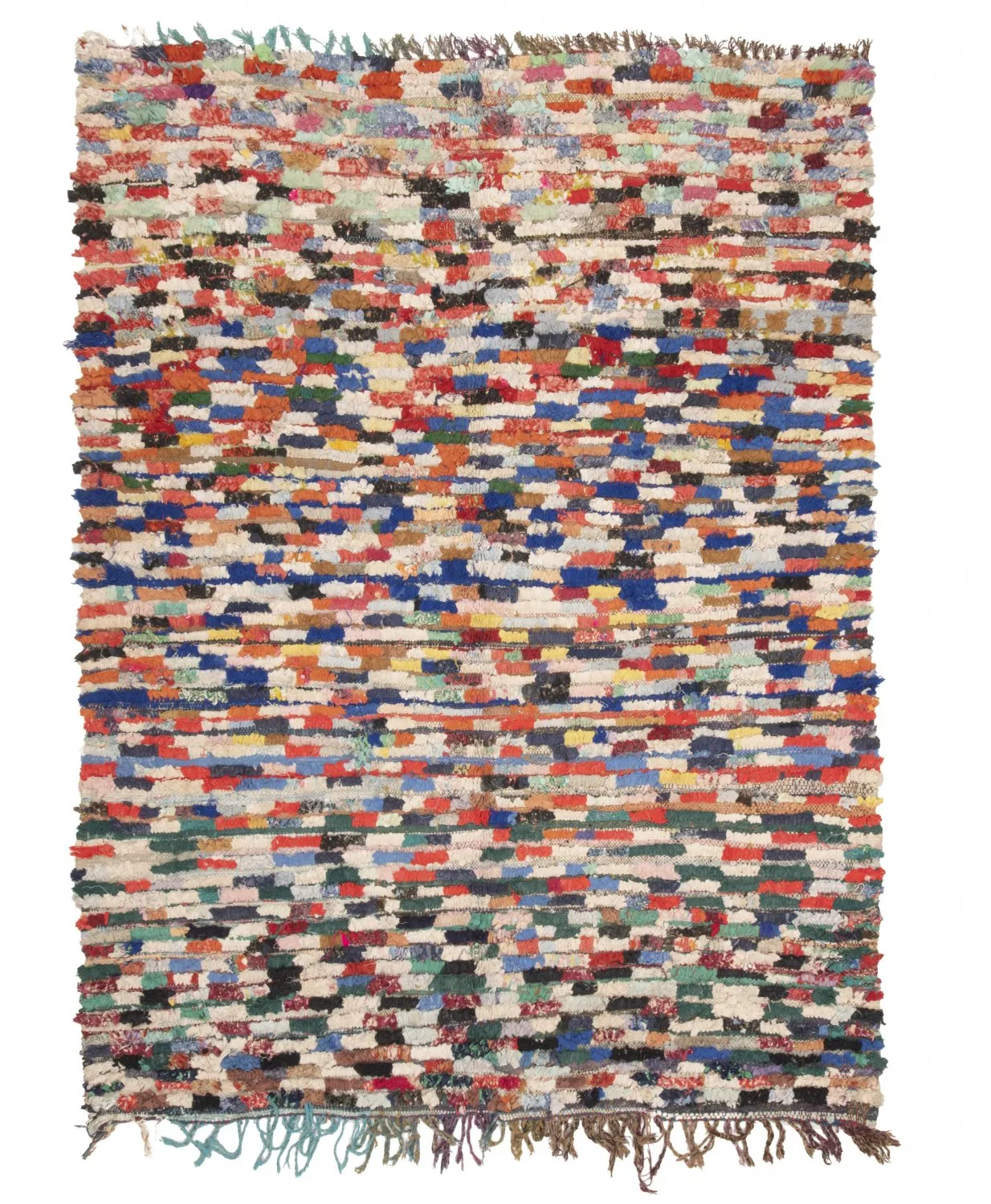 Marokkói Boucherouite szőnyeg 225 x 170 cm