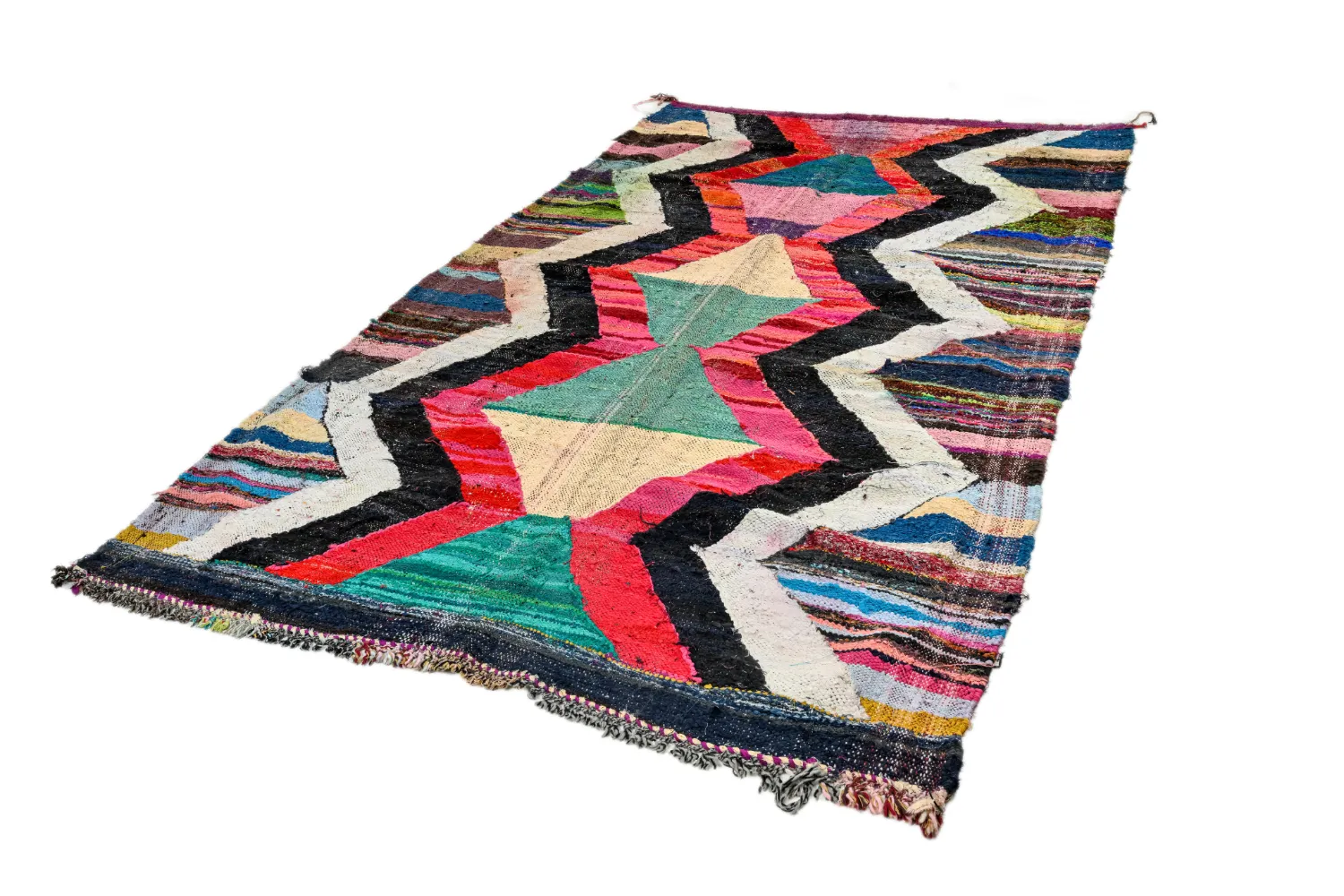 Marokkói Boucherouite szőnyeg 165 x 290 cm