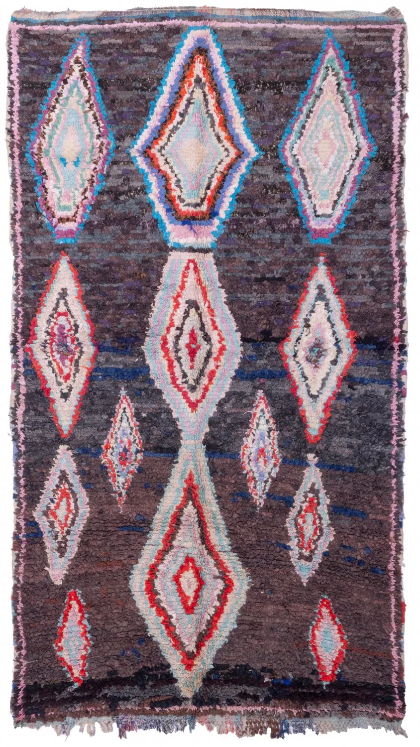 Marokkói Boucherouite szőnyeg 270 x 150 cm