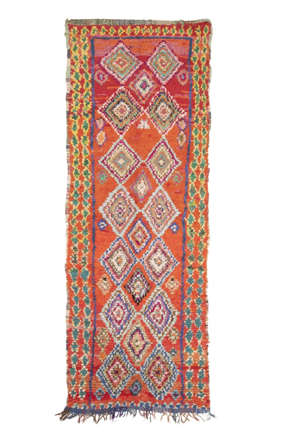 Marokkói Boucherouite szőnyeg 285 x 100 cm