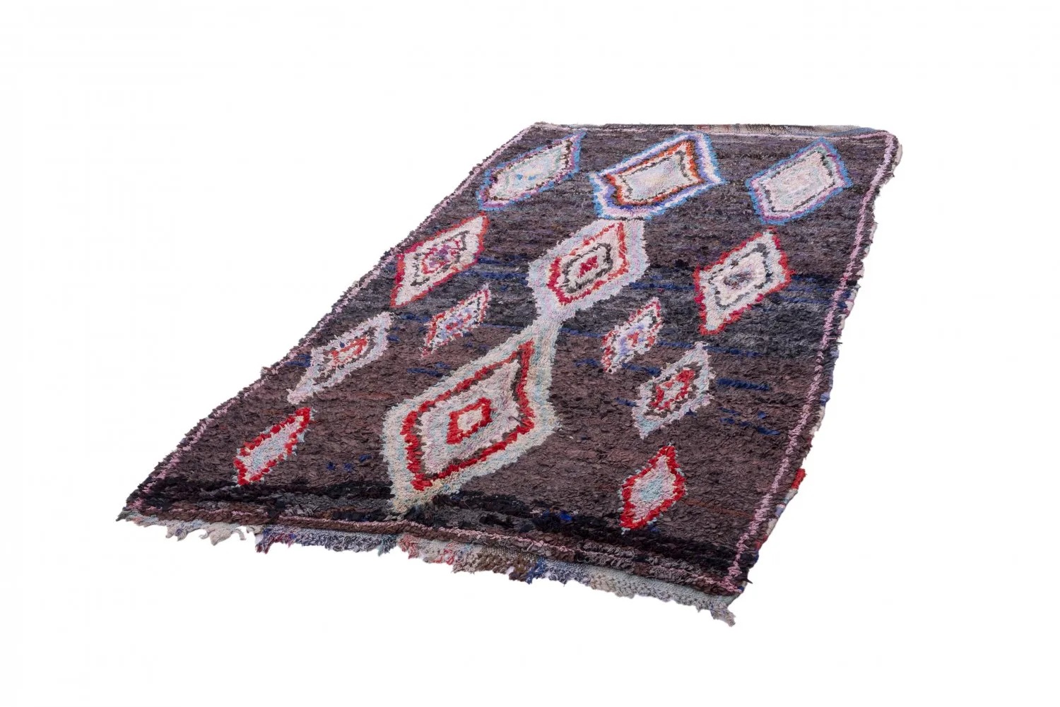 Marokkói Boucherouite szőnyeg 270 x 150 cm