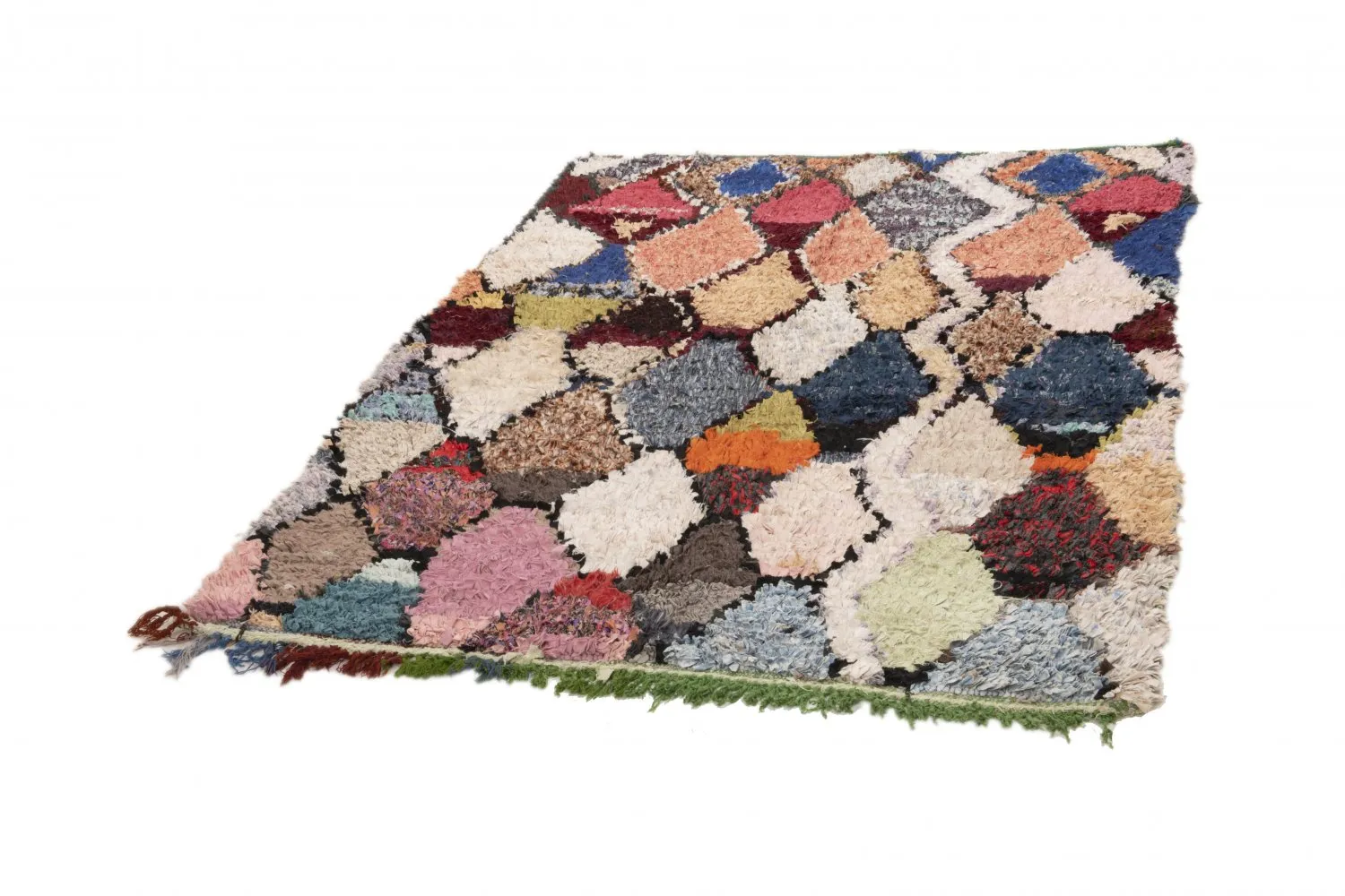Marokkói Boucherouite szőnyeg 200 x 145 cm