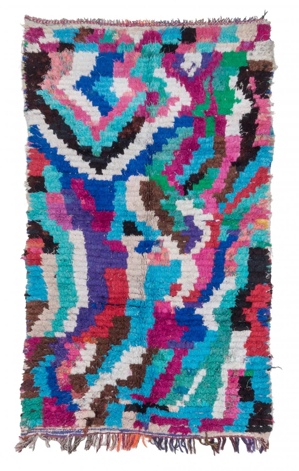 Marokkói Boucherouite szőnyeg 210 x 120 cm